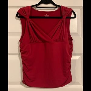 Red blouse